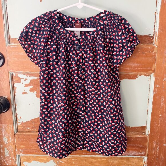 Tea Collection Smocked Floral Top • 10 Years - Picture 1 of 3